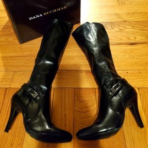 Dana Buchanan 3in heeled boots black